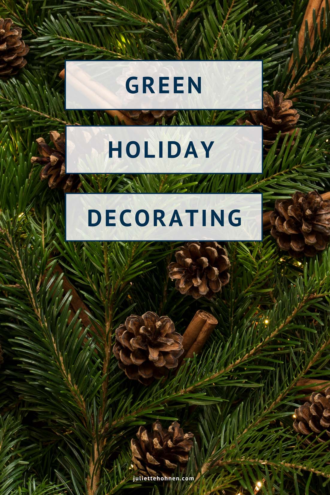 Green Holiday Decorating